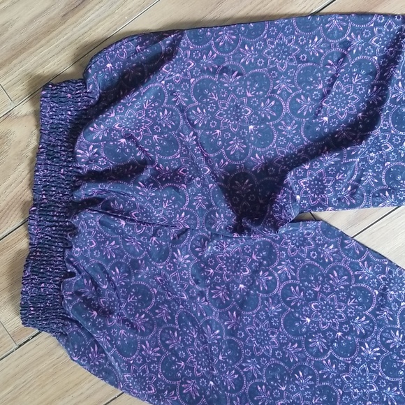 Like new! La Hearts Mandela Purple Big Flare BOHO Pants Size Medium - Picture 4 of 15